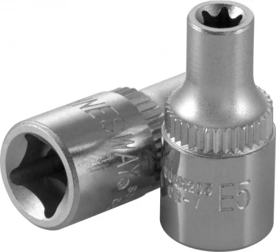 Торцевая головка 1/4"DR внешний TORX Е-7 S06H207  Jonnesway 49701