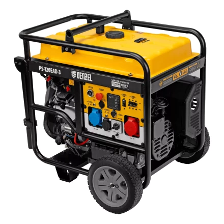 Генератор бензиновый Denzel PS-120EAD-3, 12 кВт,230/400 В, 40л, разъём ATS,перекл.режима,эл.старт купить в Ханты-Мансийске