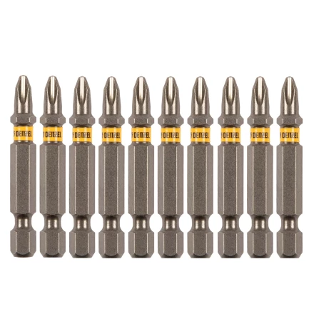 Бита PH2х50, сталь S2, шестигранный профиль, 10 шт. Е 6,3 Denzel 11649 купить в Ханты-Мансийске