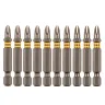 Бита PH2х50, сталь S2, шестигранный профиль, 10 шт. Е 6,3 Denzel 11649 купить в Ханты-Мансийске