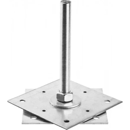 Анкер ЗУБР &quot;МАСТЕР&quot; регулируемый по высоте, 150х200х150мм, М20, 1шт 310265-150-20 купить в Ханты-Мансийске