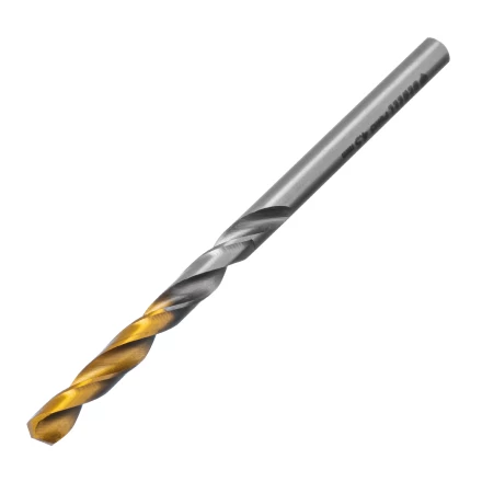 Сверло спиральное по металлу Denzel 4,5 x 80 мм, Р6М5, Golden Tip, 718231 купить в Ханты-Мансийске