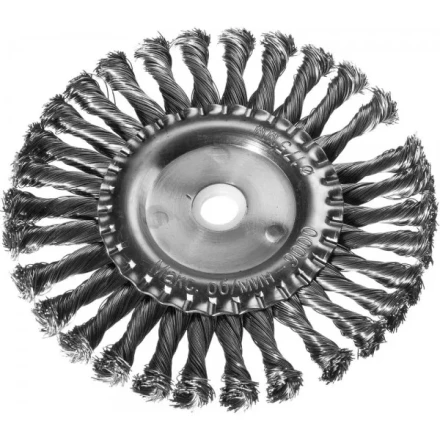 DEXX. Щетка дисковая для УШМ, жгутированная стальная проволока 0,5мм, 175ммх22мм 35100-175 купить в Ханты-Мансийске