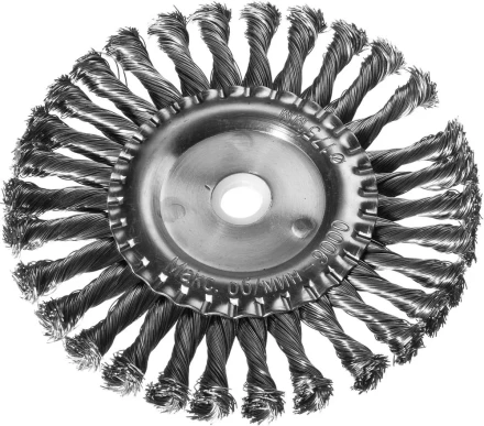 DEXX. Щетка дисковая для УШМ, жгутированная стальная проволока 0,5мм, 175ммх22мм 35100-175 купить в Ханты-Мансийске