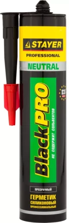 Герметик STAYER "MASTER" нейтральный силиконовый, прозрачный, 260мл 41217-2_z01 купить в Ханты-Мансийске