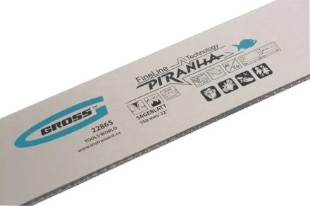 Пильное полотно для прецизионного стусла &quot;Piranha&quot; 550 мм каленый зуб 2D 24 TPI Gross 22865 купить в Ханты-Мансийске