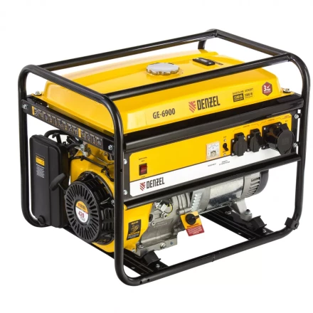 Генератор бензиновый DENZEL GE 6900 94637 купить в Ханты-Мансийске