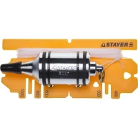 Отвес STAYER "PROFI" строительный со шнуром, с противоударными ободками, 500 г 06352-50