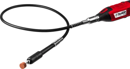 ЗУБР длина - 1 м, цанга 1.6 - 3.2 мм, гибкий вал с цанговым патроном (35944) купить в Ханты-Мансийске