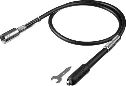 ЗУБР длина - 1 м, цанга 1.6 - 3.2 мм, гибкий вал с цанговым патроном (35944) купить в Ханты-Мансийске