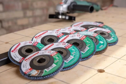 Круг Лепестковый Торцевой (КЛТ) HAMMER КЛТ 1 Ф115х22 Р40 213-001 купить в Ханты-Мансийске