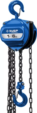 Таль цепная &quot;ТШ-1-6&quot; шестеренная, ЗУБР Профессионал 43082-1, 1т / 6м 43082-1_z01 купить в Ханты-Мансийске