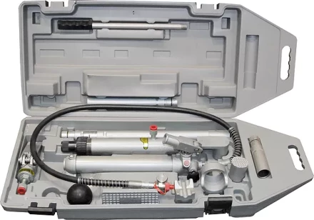 Растяжка гидравлическая 10 т 14 предметов 9 сменных насадок в пластиковом кейсе на колесах MATRIX 513455 купить в Ханты-Мансийске