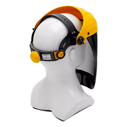 Щиток защитный лицевой с сеткой Denzel &quot;СВОНА&quot; НС-01 &quot;ЛЮКС&quot;, плавная регулировка храповик, 89196 купить в Ханты-Мансийске