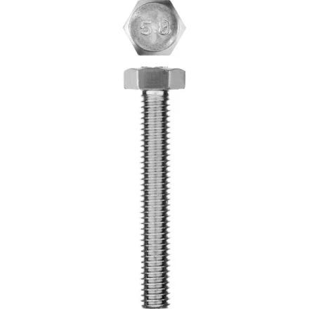 Болт ГОСТ 7798-70, M6 x 40 мм, 5 шт, кл. пр. 5.8, оцинкованный, ЗУБР 303086-06-040 купить в Ханты-Мансийске