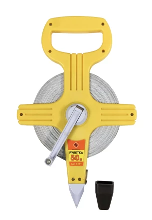 Рулетка 50 м открытый корпус фибергласcовая лента Энкор 4131 купить в Ханты-Мансийске