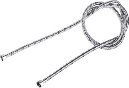 Подводка гибкая ЗУБР для воды, оплетка из нержавеющей стали, г/г 1/2&quot; - 2м 51005-G/G-200 купить в Ханты-Мансийске