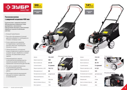 Газонокосилка бензиновая ГКБ-400П серия МАСТЕР купить в Ханты-Мансийске