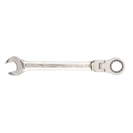 Ключ комбинированный трещоточный Matrix 18 мм шарнирный зеркальный хром 14842 купить в Ханты-Мансийске