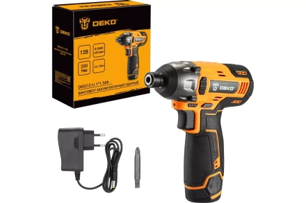 Гайковерт аккумуляторный DEKO 063-4105 DKIS12-Li, 12В, 1х1.5Ач купить в Ханты-Мансийске