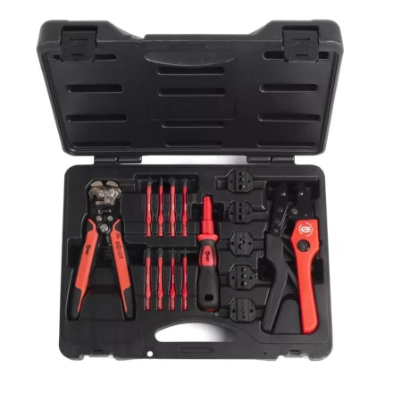 Универсальный набор для резки, снятия изоляции, опрессовки, и монтажа проводов UNI КВТ купить в Ханты-Мансийске