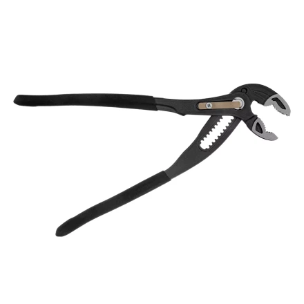 Клещи переставные Denzel 17906, кнопочный механизм, обливные рукоятки, 250 мм купить в Ханты-Мансийске