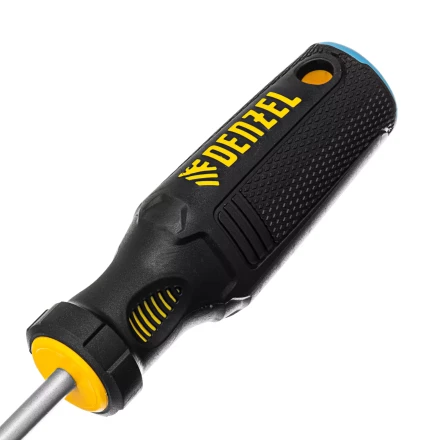 Отвертка, SL6x100 мм, S2, 3к рукоятка Denzel 121987 купить в Ханты-Мансийске