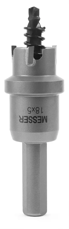 ТСТ коронка MESSER 18X5 с центрирующим сверлом и толкающей пружиной купить в Ханты-Мансийске