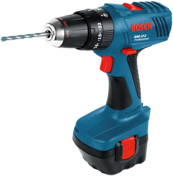 Дрель-шуруповерт аккумуляторная Bosch GSB 12-2 в кейсе (0.601.9А7.500) купить в Ханты-Мансийске