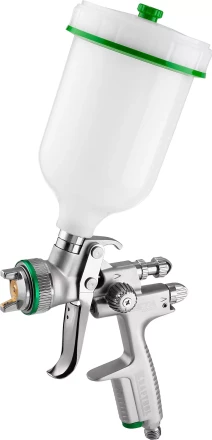 Краскопульт пневматический KRAFTOOL "PRO" Jeta 1000, HVLP, c верхним бачком, 1,3мм 06559-1.3 купить в Ханты-Мансийске