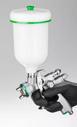 Краскопульт пневматический KRAFTOOL "PRO" Jeta 1000, HVLP, c верхним бачком, 1,3мм 06559-1.3 купить в Ханты-Мансийске