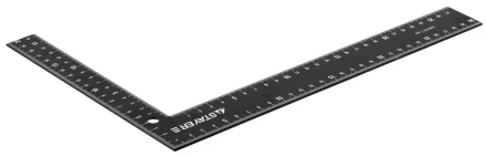 Угольник STAYER столярный стальной цельнометаллический, шкала: шаг 1 мм, крашенная, 300 х 200 мм 3435-30 купить в Ханты-Мансийске