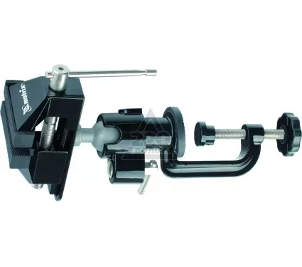 Тиски настольные многофункциональные смен.насадка-хомут для дрели,шарнирный мех-зм 70 мм  MATRIX 18508 купить в Ханты-Мансийске