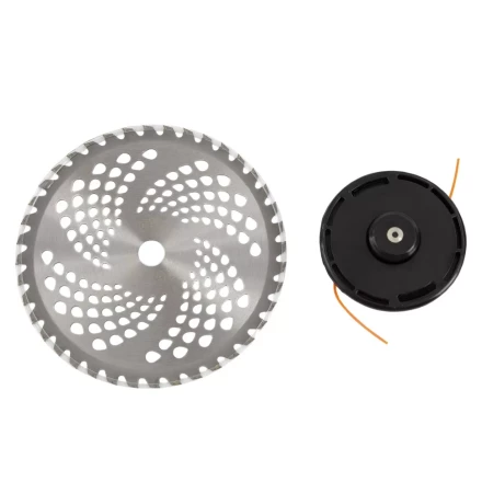 Триммер бензиновый DTL-52, 52 см3, неразъемная штанга, состоит из 2 частей Denzel 96265 купить в Ханты-Мансийске