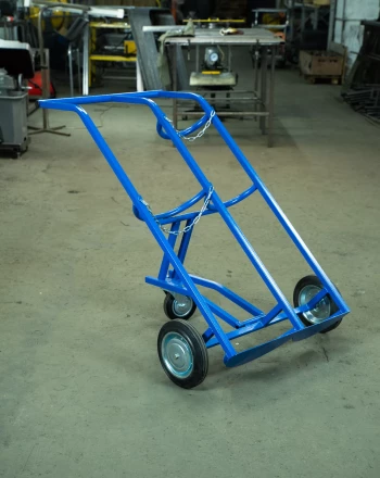 Тележка для баллонов пропан + кислород TOR ТГК-П, 2 баллона (250 резина + 160 поворотное) 1012421 купить в Ханты-Мансийске