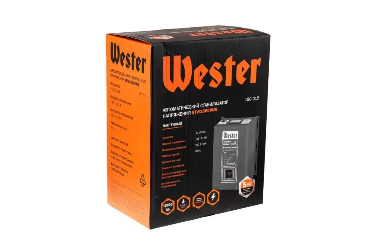 Стабилизатор напряжения WESTER STW10000NS купить в Ханты-Мансийске