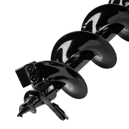 Шнек для грунта ER-100, диаметр 100 мм, длина 800 мм,соединение 20 мм, съемный нож Denzel 56006 купить в Ханты-Мансийске