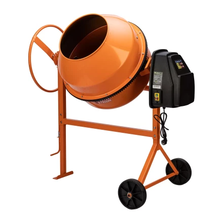 Бетоносмеситель БСЕ-160П, 160 л, 700 Вт, полиамидный венец// Сибртех 95508 купить в Ханты-Мансийске