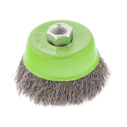 Щетка для УШМ, 75 мм, М14, &quot;чашка&quot;, витая проволока 0.3 мм Сибртех 746047 купить в Ханты-Мансийске