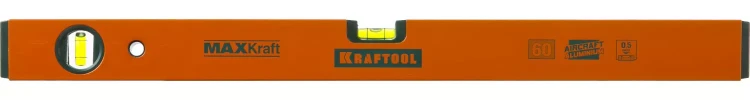 Уровень KRAFTOOL коробчатый усиленный, точность (0,5мм/м), 2 ампулы, 60 см 34577-060 купить в Ханты-Мансийске