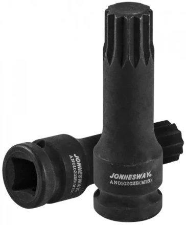 Торцевая насадка 1/2&quot;DR M18x78мм для задней ступицы автомобилей VAG  AN010202B Jonnesway 49446 купить в Ханты-Мансийске