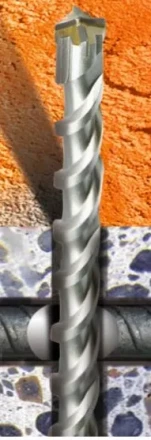 Бур  SDS-plus по бетону с арматурой AX 6х210мм   Кратон 1 02 05 003 купить в Ханты-Мансийске