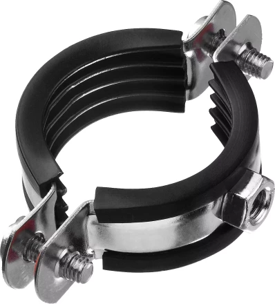 Хомут трубный с гайкой, оцинкованный, 1 1/4&quot;, 8шт, ЗУБР Мастер 37850-40-45 37850-40-45 купить в Ханты-Мансийске