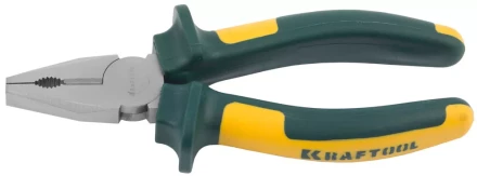 Плоскогубцы KRAFTOOL&quot;KRAFT-MAX&quot;комб,Cr-Mo,маслобензост двухкомп рукоятки,шарнирное соединение с повыш износост,160мм 22011-1-16 купить в Ханты-Мансийске