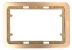 Панель СВЕТОЗАР &quot;ГАММА&quot; накладная для двойных розеток, цвет золотой металлик, 1 гнездо SV-54145-2-GM купить в Ханты-Мансийске