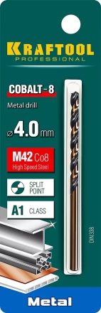 Сверла по металлу HSS-Co Оберон 29656-4 купить в Ханты-Мансийске