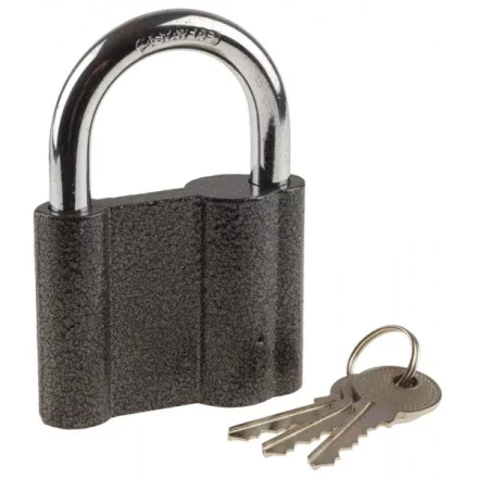 Замок STAYER &quot;MASTER&quot; навесной, металлический корпус, с закаленной дужкой, в коробке, 70мм 37145-70 купить в Ханты-Мансийске