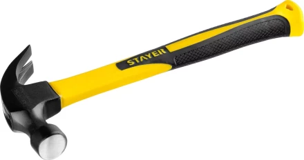 Молоток-гвоздодер &quot;Fiberglass&quot; с фиберглассовой рукояткой, 450 г, STAYER Professional 2026-450_z01 купить в Ханты-Мансийске