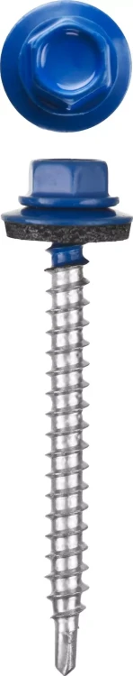 Саморезы СКМ кровельные, RAL 5005 синий насыщенный, 19 x 5.5 мм, 500 шт, для металлических конструкций, STAYER 30305-55-019-5005 купить в Ханты-Мансийске