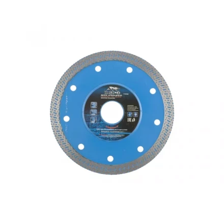 Диск алмазный cплошной 125 х 22,2 мм тонкий мокрое резание БАРС 73092 купить в Ханты-Мансийске